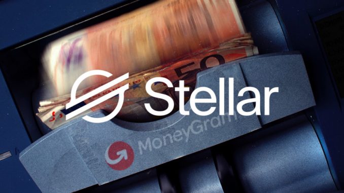 Stellar logo with money machine background