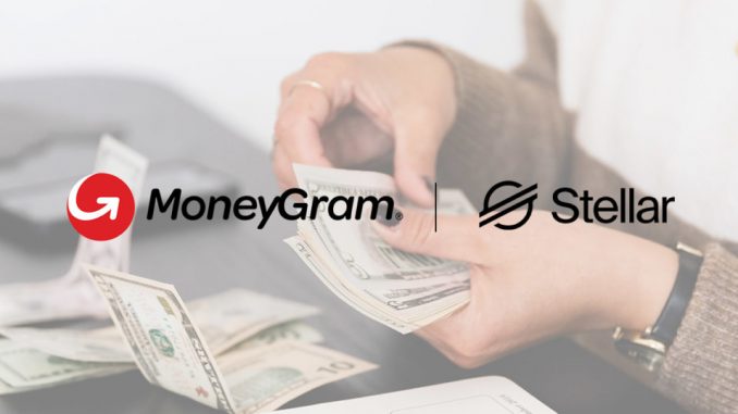MoneyGram and Stellar logos
